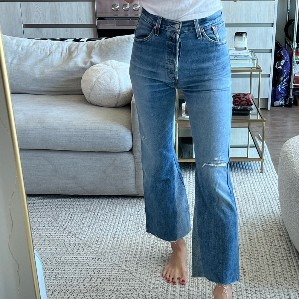 Re/Done Jeans | Double Color | Sample Sale Item | Size 25